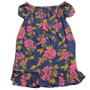 Off-Shoulder Floral Dress